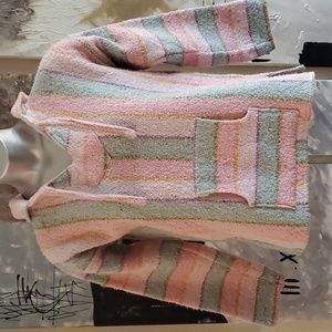 Baja Pink Hoodie Women Size Small